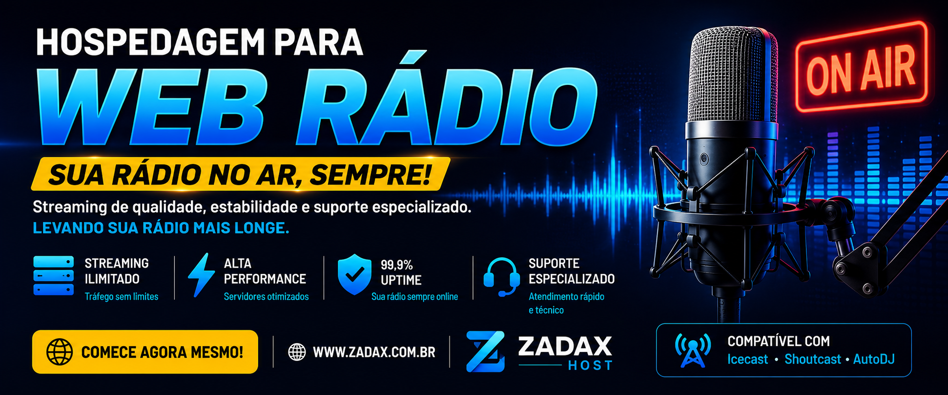 Crie sua Web Rádio